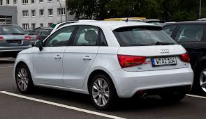 The audi a1 (internally designated typ 8x) is a supermini car launched by audi at the 2010 geneva motor show. File Audi A1 Sportback 1 6 Tdi Ambition Heckansicht 5 September 2012 Wuppertal Jpg Wikimedia Commons
