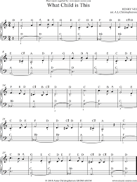 Our friends from sheet music boss have put together a fantastic medley of 10 easy sad songs to play on piano, and it's absolutely perfect for beginner pianists. What Child Is This Easy Piano Sheet Music By Christmas