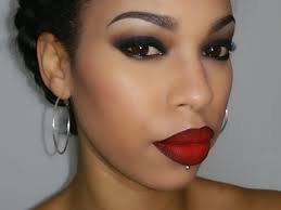 Black And Red Lipstick Ombre Smoky Eyes Red Ombre Lips Tasha Makeup Youtube Red Ombre Lips Red Lips Makeup Look Red Lip Makeup