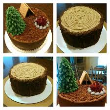 Camping cake toppers and decorations. Camping Themed First Birthday With Log Smash Cake Cakes By Brooke L Allen Camping Birthday Cake Camping Theme Cakes Camping Theme Birthday