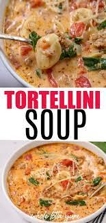 Creamy Italian Tortellini Soup Crock Pot Instant Pot Recipe Tortellini Recipes Instant Pot Dinner Recipes Tortellini Soup Crockpot