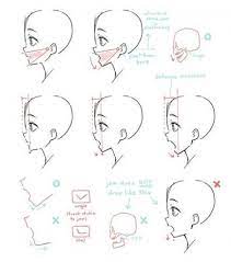 From here's, let's connect each point. Pin By Stephany Milian On Art Face Drawing Side View Of Face Side Face Drawing