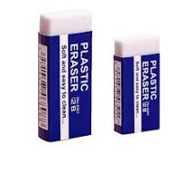 Wholesale PVC Rectangular Children's Study Stationery White Soft Pencil  Eraser