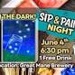 Glowing Fireflies Sip & Paint Night at Great Mane
