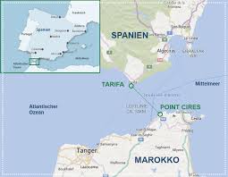 Gibraltar ( , ) ist ein britisches überseegebiet an der südspitze der iberischen halbinsel. Die Strasse Von Gibraltar Duftwasser