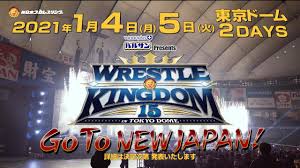 Toa henare, alex coughlin, clark. Njpw Wrestle Kingdom 15 Night 1 4th January 2021 Tokyo Dome