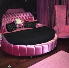 It's not the biggest bed size, but still big enough for two people to share the bed space and sleep comfortably. 300 Round Bed Ideas Round Beds Bed Bed Design