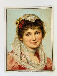 Victorian Large Reward For Merit Bernice Jordan Plainfield New Hampshire