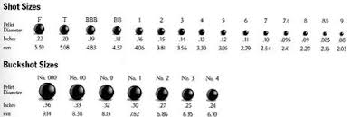 Shotgun Shot Size Chart Uk Bedowntowndaytona Com