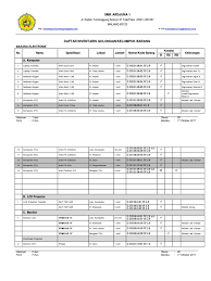 Maybe you would like to learn more about one of these? Daftar Inventaris Golongan Barang Smk Ardjuna 1 Pdf