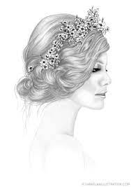 With contour hatching technique there is more control while. Ragazza Primavera A Matita Disegni E Illustrazioni Di Sara Elan Donati Saraelan Illustration Saraelan Illustration