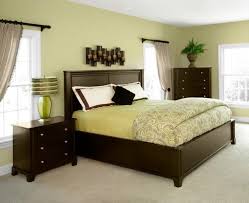 Yellow is a fun color that instantly brings cheer to a space. Adorable Paint Colors For Bedroom With Dark Furniture Brown Furniture Bedroom Bedroom Furniture Sets Bedroom Green