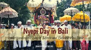 Peringati hari raya nyepi umat hindu di bali lakukan 39 catur brata nyepi 39 sis 07 03. Rituals Of Nyepi Day In Bali How Dare She