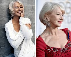 Layered bob hairstyles with bangs: Great Haircuts For Women Over 70