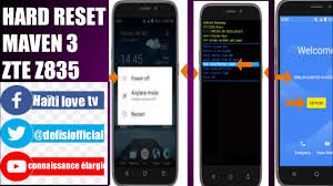 If you want to install root, custom recovery or any custom rom on zte blade 20 smartphone, then your phone bootloader must be unlocked. Hard Reset Zte Maven 3 Z835 Youtube