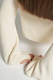 This happened to me a long, long time ago in a galaxy far away except it wasn't on my finger.it was the other hole this time though. 100 Recycled Cropped Finger Hole Sweater Nu In