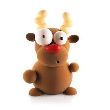 Kit Rudolf Pvc 5 Moldes 147xh236mmpvc Animales Reno Figuritas Disenos De Unas