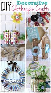 Diy Decorative Clothespin Crafts Ribbons Glue Clothes Pin Wreath Clothes Pins Clothes Pin Crafts