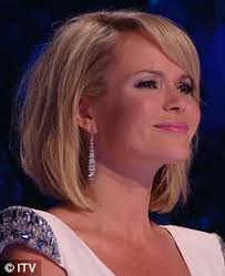 British celebrity amanda holden wore a killer outfit while presenting heart radio's breakfast show in the united kingdom this morning. Amanda Holden Lops Off Her Locks And Sports A Sleek Bob For Britain S Got Talent Final Daily Mail Online