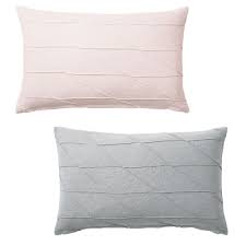 Ikea Harort Kissen 40x65cm Dekokissen Korperkissen Rosa Grau Baumwolle Eur 27 90 Picclick De
