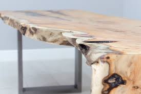 Waney edge (or live edge) tables are central to our bespoke offer. Live Edge English Yew Slab Coffee Table Bespoak Interiors