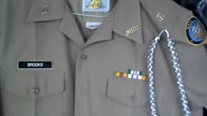 The ribbon bar as two pinpoints with studs on the bar back to hold the bar in position. Navy Uniforms Navy Uniform Regulations For Nsu