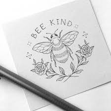Bee Kind Bee Drawing Bee Art Bee Tattoo
