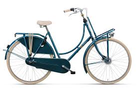 Old Dutch Plus Typical Dutch Bicycle Called Omafiets Colour Seagreen With Accents In Gold Dutch Bicycle Dutch Bike Batavus