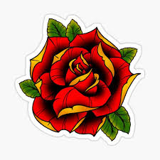 Both are long time locals set out to bring a cool real street style tattoo. Rose Tattoo Stickers Redbubble