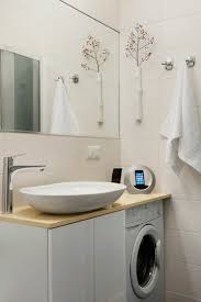 Cache Machine A Laver Et Seche Linge 24 Idees Astucieuses Waschkuchendesign Moderne Kleine Bader
