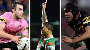 Rd24 panthers v rabbitohs (hls). Nrl 2021 Penrith Panthers Isaah Yeo And Matt Burton Battle With South Sydney Rabbitoh Latrell Mitchell For Dubbo Top Billing