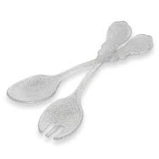 Couverts A Salade En Plastique Paillettes Couvert Plastique Maison Du Monde