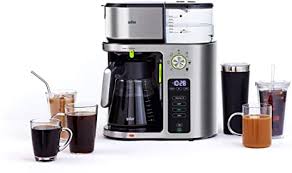 Bean to cup coffee machines and semiautomatic coffee machines for home. Amazon Com Braun Kf9070si Cafetera Multiuso De Acero Inoxidable 7 Cantidades De Preparacion Programables 3 Capacidades Cafe Helado Jarra De Vidrio 10 Tazas Kitchen Dining