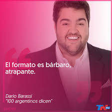 Последние твиты от monchi balestra (@monchibalestra). Dario Barassi Debuta Como Conductor En 100 Argentinos Dicen Estoy Haciendo Una Carrera Que Me Da Mucho Orgullo Tn