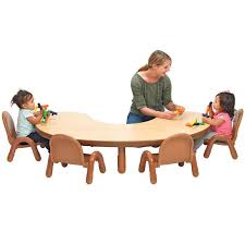 This set is made of mdf plate. Angeles Baseline Toddler Table Chair Set 38 X 65 Kidney Ab73912 Packaged Tables Chairs Worthington Direct