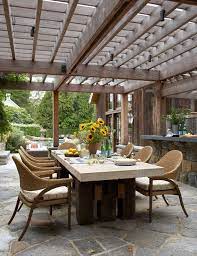 Just like when selecting the right material to construct your rooftop deck, it's extremely important to opt for deck furniture that can hold up to the direct sunlight, airborne debris, and precipitation guaranteed to interact with your roof. 17 Dazzling Farmhouse Patio Designs You Need On Your Deck