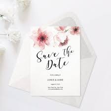 Printable Save The Date Editable Save The Date Template Etsy Save The Date Templates Save The Date Invitations Wedding Cards