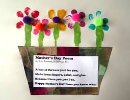 Mothers day crafts preschoolers can make. Mother S Day Flower Craft And Poem Kidssoup