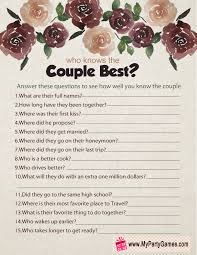 When you're preparing to raise a glass to honor a couple at their wedding anniversary party, kick up the event's fun factor by having a series of entertaining questions in your hip pocket. Free Printable Who Knows The Couple Best Anniversary Game