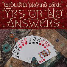 If you can read this, you can learn fortune telling with a regular deck of cards. Tarot With Playing Cards Yes No Answers Exemplore