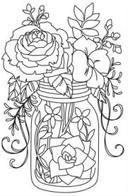 Flowers Roses Urban Threads Unique And Awesome Embroidery Designs Coloring Pages Flower Coloring Pages Hand Embroidery Patterns