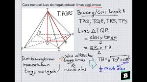 Maybe you would like to learn more about one of these? Cara Mencari Luas Sisi Tegak Sebuah Limas Segi Empat Youtube