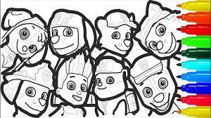 50 paw patrol printable coloring pages for kids. Paw Patrol 2 Coloring Pages Colouring Pages For Kids Youtube