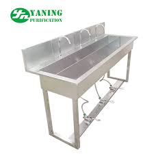 stainless steel foot operated hand wash