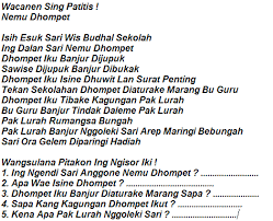 Perangkat pembelajaran bahasa jawa sd ktsp semester 1 dan 2 guru literasi. Kumpulan Soal Ukk Bahasa Jawa Sd Kelas 1 2 3 4 5 Lengkap Dengan Kunci Jawaban Blognya Abiey Kayla