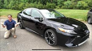 The xse adds quite a few exterior goodies to make the styling of this trim level more attractive. 2019 Camry Xse 4 Cylinder Review Black On Black Youtube