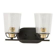 Progress Lighting Inspiration 14 2 Light Antique Bronze Bathroom Vanity Light For Sale Online Ebay