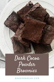 Dark Cocoa Powder Brownies Recipe Cocoa Powder Brownies Cocoa Powder Recipes Chocolate Cocoa Brownies