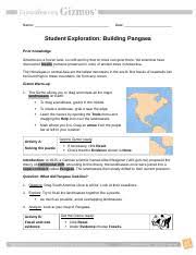 In the last ten years, the world has seen t. Building Pangea Gizmo Name Date Student Exploration Building Pangaea Prior Knowledge Antarctica Is A Frozen Land So Cold And Icy That No Trees Can Course Hero
