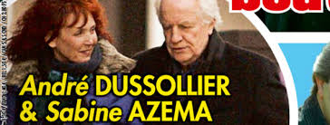Born in paris, she graduated from the paris conservatory of dramatic arts. Sabine Azema En Couple Avec Andre Dussolier